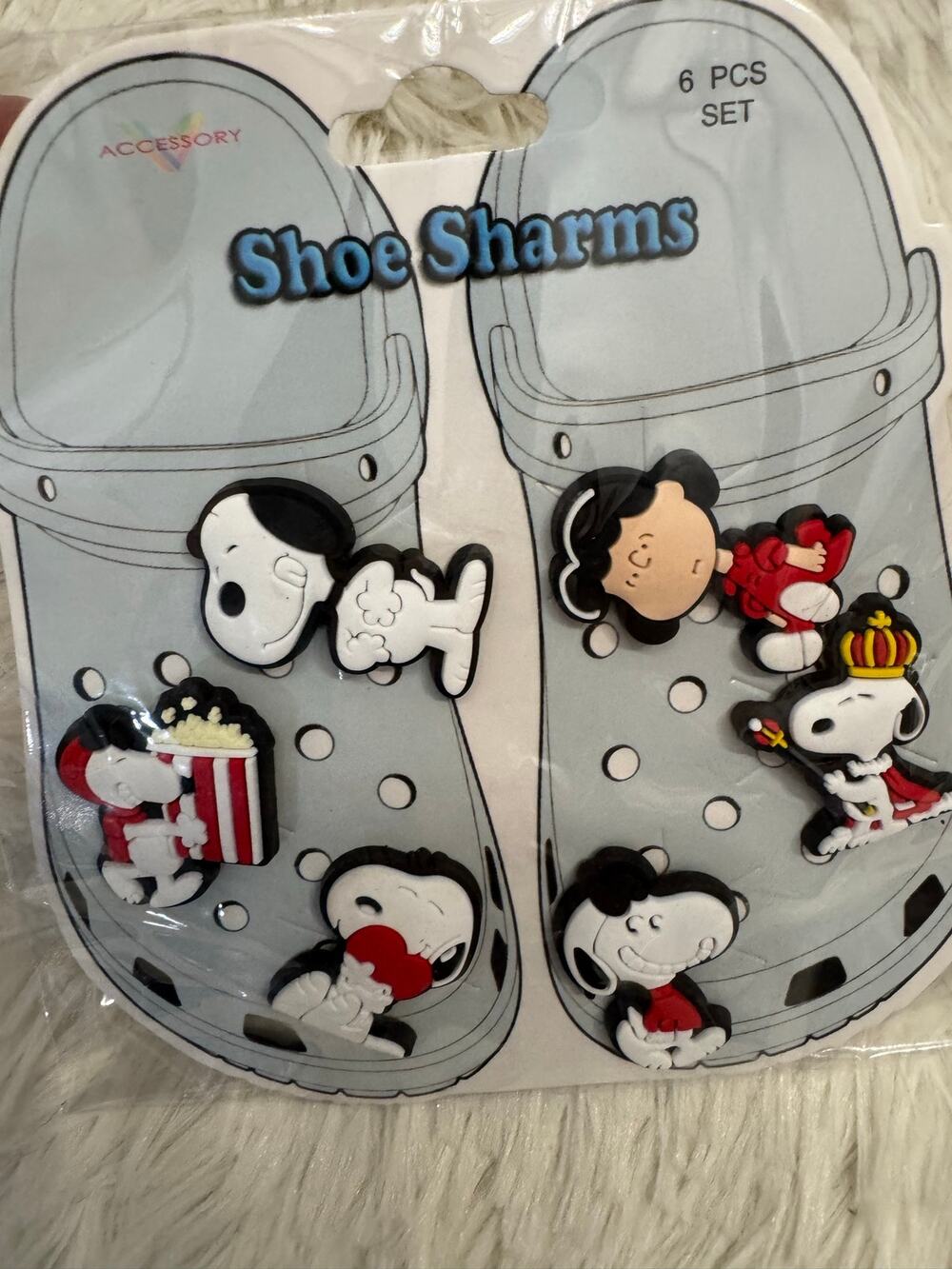 Peanuts Snoopy and friends Shoe bag Charms 6 pcs set
#shoe charm